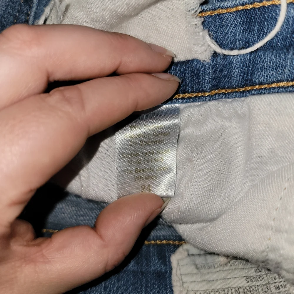 Current/Elliott Beatnick Jeans Size 24 Whiskey - Picture 8 of 9